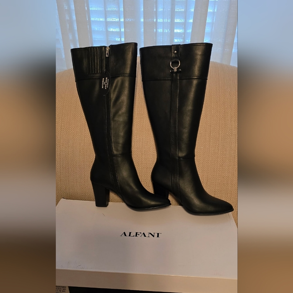 Alfani Women's Black Knee-High Boots